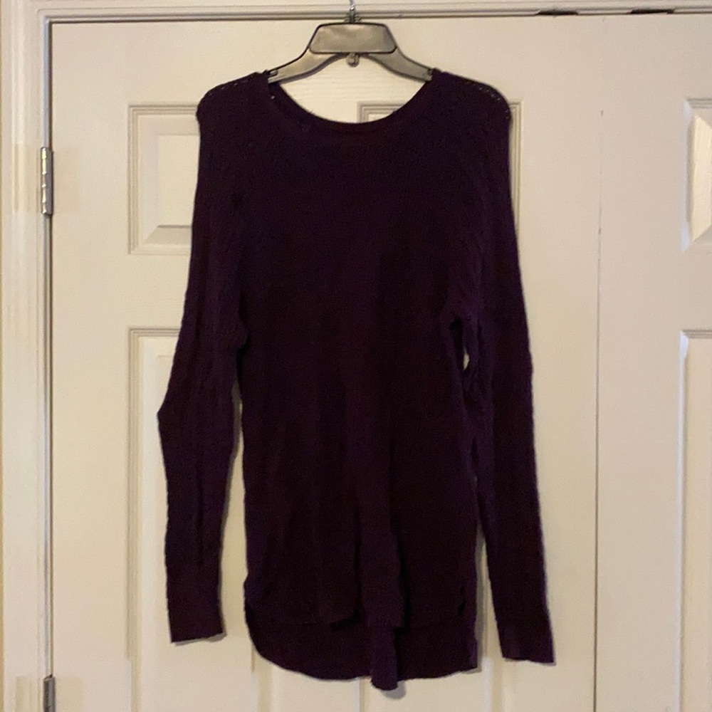 Purple Sonoma Knit Sweater Size L